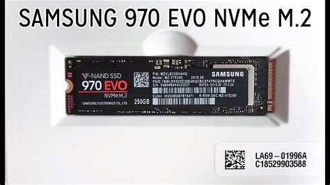 Samsung Evo 970 Nvme Unboxing And Install Tips Youtube