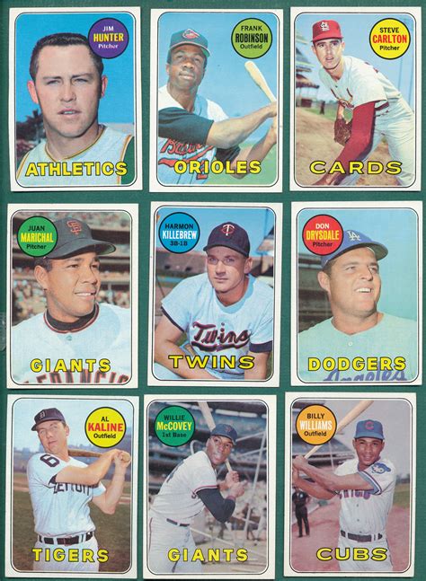 Lot Detail 1969 Topps Baseball Complete Set 664 W Mantle Ryan