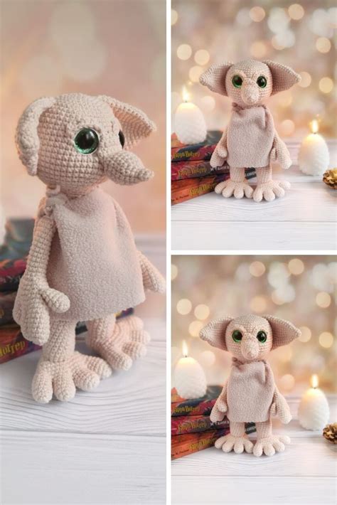 Dobby Dolldobby Plushhouse Elfharry Potter Inspired Etsy Crochet