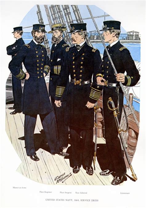 Uniforms of the U.S. Navy 1864