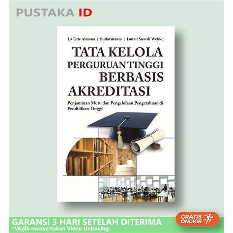 Jual Buku Tata Kelola Perguruan Tinggi Berbasis Akreditasi Original