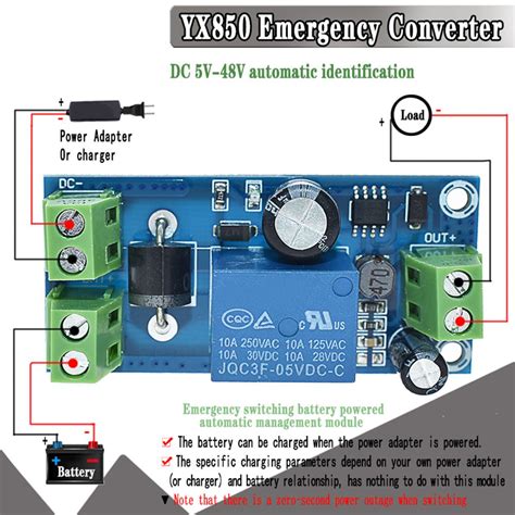 YX850 Power Failure Automatic Switching Standby Battery Lithium Battery