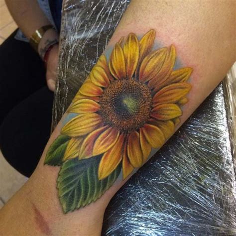 Sunflower Wrist Tattoo Designs, Ideas and Meaning - Tattoos For You