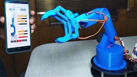 Diy Arduino Robot Arm With Smartphone Control How To