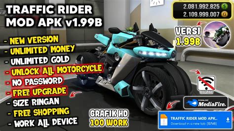 Update Traffic Rider Mod Apk Terbaru Versi B Unlimited