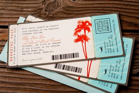 Boarding Pass Invitations | Template Business