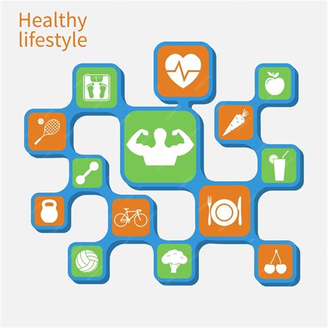 Premium Vector Healthy Lifestyle Background Concept Health Sport