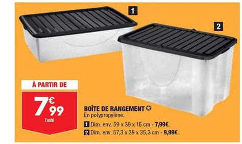 Promo Boîte De Rangement chez Aldi iCatalogue fr