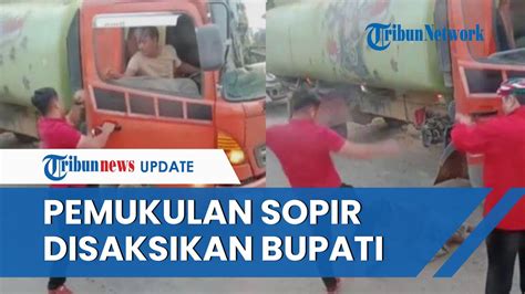 Aksi Brutal Ajudan Bupati Kubar Aniaya Sopir Truk Gegara Tak Diberi