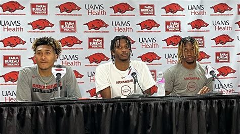 Jeremiah Davenport Tramon Mark El Ellis Talk Arkansas Basketball