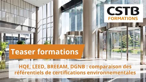 HQE LEED BREEAM DGNB comparaison des référentiels de