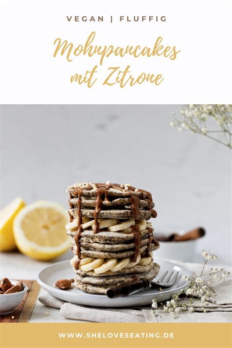 Mohnpancakes Mit Zitrone Vegane Rezepte Sheloveseating