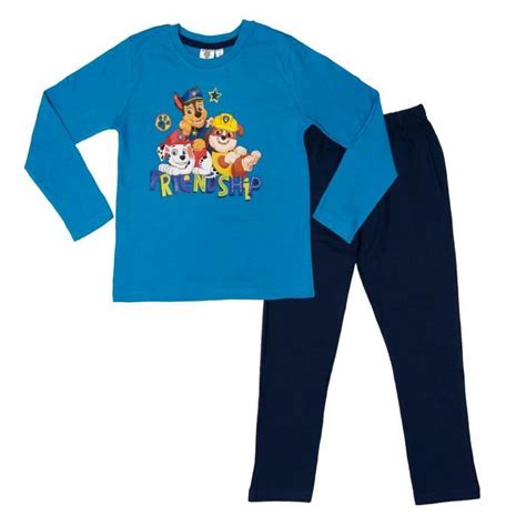 Pyjama Gar Ons Paw Patrol La Pat Patrouille Ensemble Manches Longues