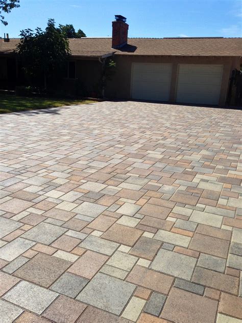 Pavers Driveway Orco Villa From Modernpaving Patio Paver Patio