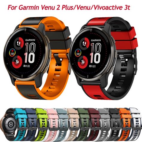 Mm Watchband Strap For Garmin Venu Plus Sq Vivoactive T Smart