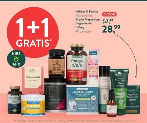 Holland Barrett Expert Magnesium Bisglycinaat Aanbieding Bij Holland