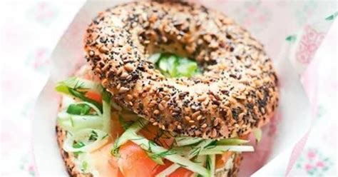 Recette Du Bagel Au Saumon Fum Et Pomme Granny Marie Claire