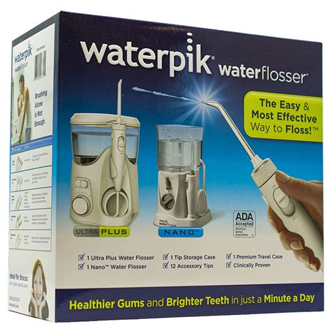 Waterpik Ultra Plus Water Flosser Nano Flosser Deluxe Traveler Case Tip Storage