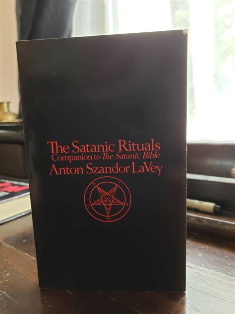 The Satanic Rituals Companion To The Satanic Bible By Anton Etsy