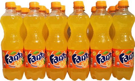 Amazon.com : European Fanta Orange Soda Case of Bottles 24 x 500 ml ...