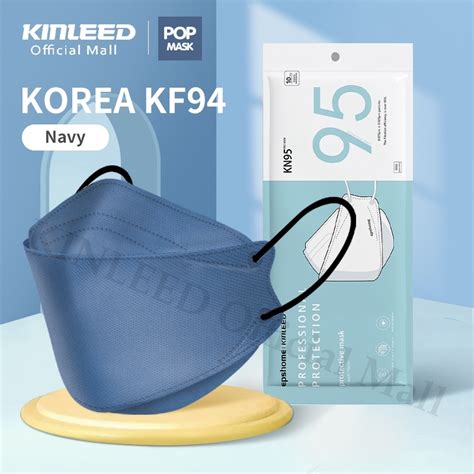 KINLEED KF94 Mask Original 50 Pcs FDA Approved Face Mask Korea Style