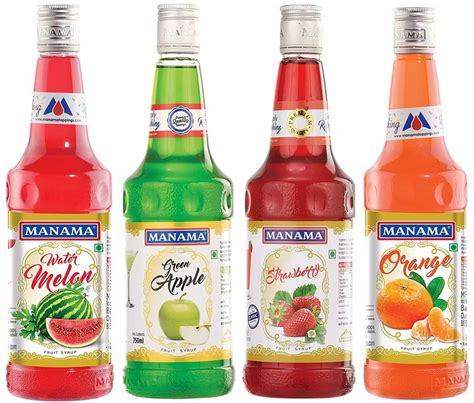 Manama Fruit Crush Syrup Strawberry Fruit Syrup And Orange Fruit Syrup At Rs 58piece