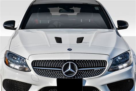 Mercedes C Class W Duraflex C Look Hood Pc