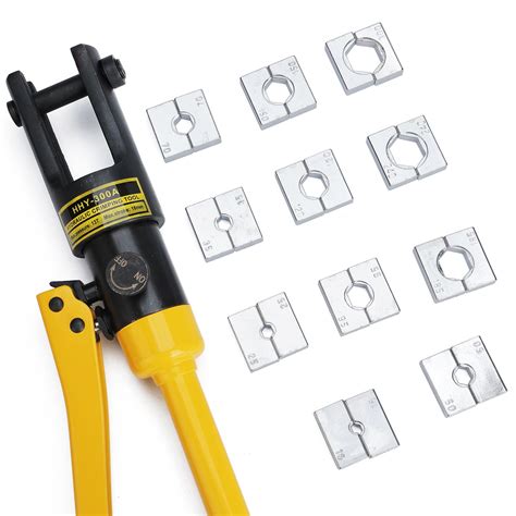 Electrical Hydraulic Crimping Tool with 11 Pairs of Die Sets — iCrimp Tools