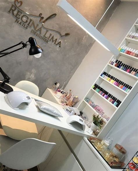 Meu Cantinho Da Manicure Nail Salon Design Decora O De Sal O De