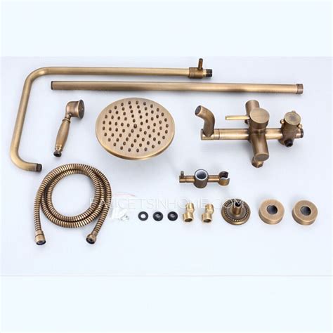 Various Types Of Brass Shower Faucets And Accessories