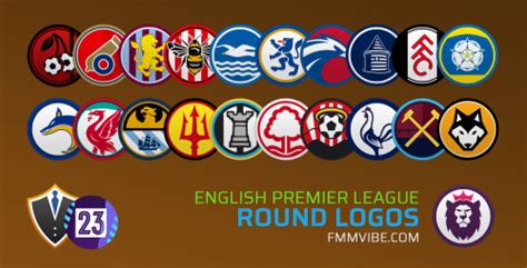 Round Logos - English Premier League - Football Manager 2023 Mobile ...