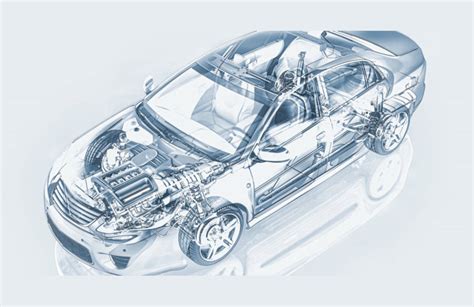 Car Engine Detail Diagram