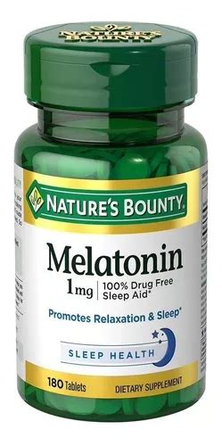 Suplemento Em Comprimidos Nature S Bounty Melatonina Melatonina