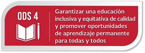 Objetivo de Desarrollo Sostenible 4 Educación de Calidad Agenda 2030