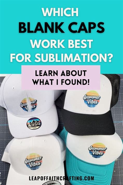 Sublimation On Hats Tutorial Plus Which Hat Blank Works Best Leap