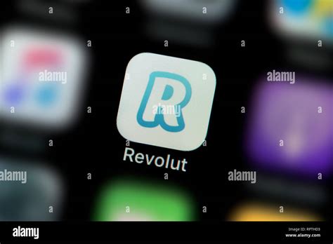 A Close Up Shot Of The Revolut App Icon As Seen On The Screen Of A