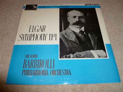 Sir Edward Elgar Sir John Barbirolli Symphony No Vinyl Lp