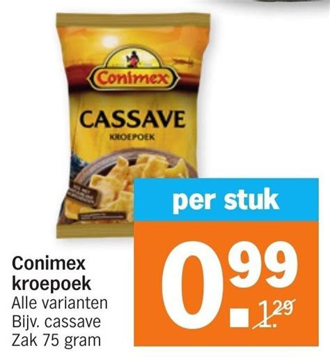 Conimex Kroepoek Gram Aanbieding Bij Albert Heijn