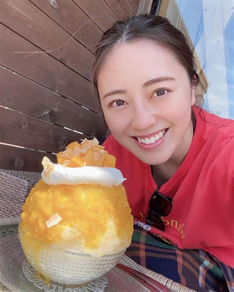 沢井美優さんのインスタグラム写真 沢井美優instagram「かき氷の日 らしいです🥰🍧 久しぶりにyoutube動画更新しました