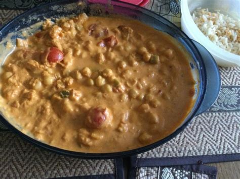 Curry De Pois Chiches Au Lait De Coco Au Thermomix Cookomix