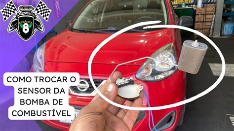 Como trocar o sensor de nível de combustível do Nissan March troca da