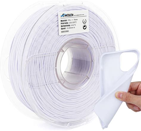 Amazon Amolen Tpu D Printer Filament Mm Flexible Soft Tpu D