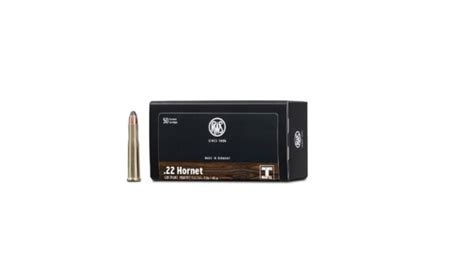 22 Hornet 46gr Soft Point 20 Pack Beretta Australia