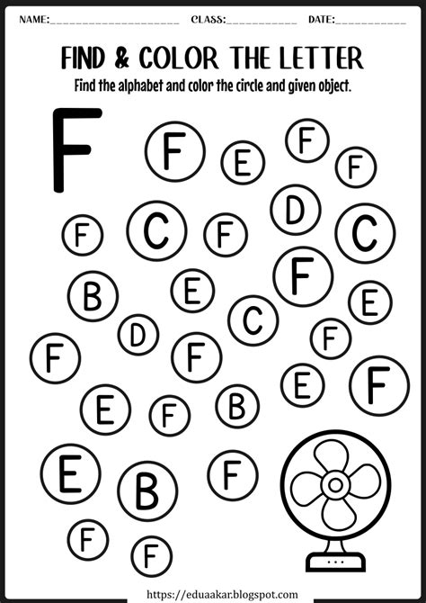 Identify Alphabet F Worksheet Free Printable Alphabet Worksheets