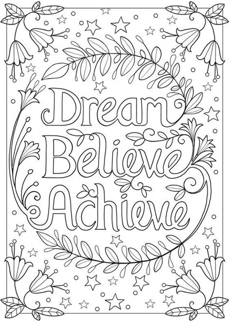 21 Printable Motivational Coloring Pages For Kids Happier Human