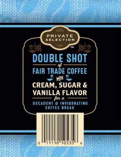 Private Selection Double Espresso Vanilla Coffee Milk Beverage Ct