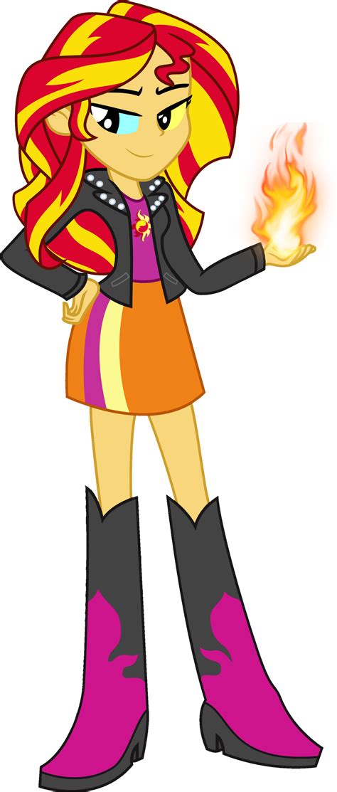 Sunset Shimmer Heterochromia Official Artwork 2 By Evilasio2 On