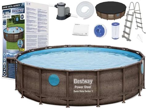 Bestway Power Steel Swim Vista K R Alak Medence Szett Cm X Cm