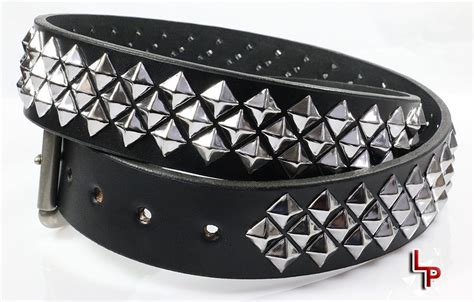 Pyramid Studded Leather Belts And Punk Style Leather Belts Leatherpunk