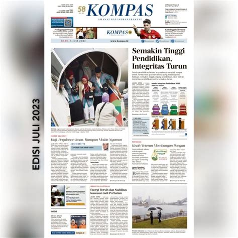 Jual Koran Kompas Edisi Juli Shopee Indonesia